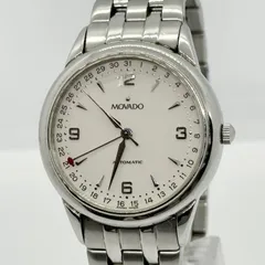 Movado モバード 84.D6.8842 ホワイト AT ボーイズ ポインターデイト 腕時計 稼働品のサムネイル