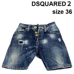 DSQUARED2 ディースクエアード デニム ハーフパンツ NAVYCUT - メルカリ