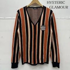 ヒステリックグラマー 90s ストライプ ニット ジップ カーディガン 2ND-2610 レディース FREE ISItems【USED】【古着】【中古】50156791