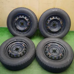 ほぼ未使用！25年★175/70R14 ブリヂストン NEWNO スチール ホイール ニューノ 14インチ PCD100/4H★6032701Hノのサムネイル