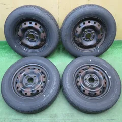 4本価格！24年★ダイハツ タント ムーブ 等 純正 スチール 145/80R13 セイバーリング SL101 13インチ PCD100/4H★6032704NJノのサムネイル