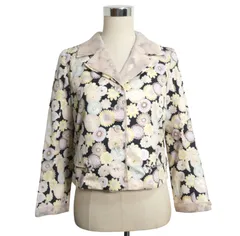 美品 LOUIS VUITTON  ルイヴィトン ジャケット テーラードジャケット ビジュー ラインストーン シングル 5B 2WAY チュール 花柄 総柄 RW061A WIJA09CS2 マルチカラー サイズ34 レディースのサムネイル