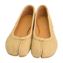 メゾンマルジェラ MM22 Maison Margiela Tabi バレリーナ シューズ vibramソール 35サイズ ベージュ イタリア製 レディース F-YA1251