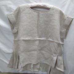 新品タグ付✨23区リネンノースリーブチュニック カットソー ライト 