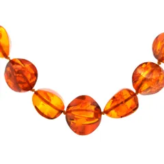 グラデーション 琥珀 アンバー ネックレス ペンダント その他-54.4g ブラウン 【♀】【A】【レディース】★■611029【中古】