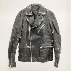 17aw FUGA Double Leather Jacket size46 - メルカリ