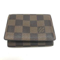 【中古品】ルイヴィトン・ダミエ柄・名刺入れ・当時物！・25年位前購入 Louis Vuitton ダミエ 名刺入れ名刺入れ カードケース - メルカリ