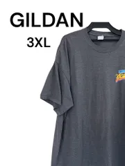 GILDAN 半袖 バックプリント Tシャツ 3XL グレー　　　　823