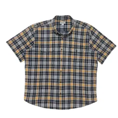 古着 カーハート Carhartt 半袖ボタンダウンシャツ BDシャツ クリーニング済み チェック柄 メンズ2XL