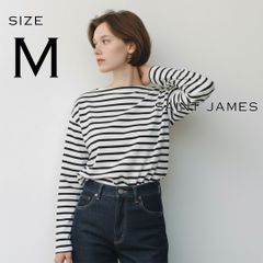 MEYAME TUCKEDJACQUARD BORDER PULLOVER完売品 - メルカリ