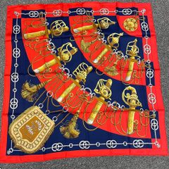 HERMÈS エルメス カレ90 クリケティス Cliquetis 剣柄未使用 - メルカリ