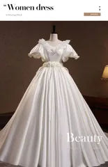 ロングドレス イブニングドレス パーティードレス ブライダルドレス ホワイト レディース エレガント 華やか サテン調 深Vネック 編み上げ 中腰 ロング丈 裾長デザイン 特別な日 パーティー 結婚式 二次会 お呼ばれ 夏向け フェミニン きれいめ S-3XL