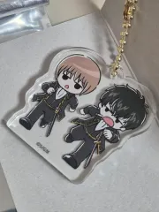 銀魂 ゆるスタ アクリル キーホルダー／キーリング 沖田&土方