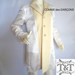 正規品【COMME des GARÇONS】コム デ ギャルソン　日本製　  ホワイトジャケット　裏地風デザインのサムネイル