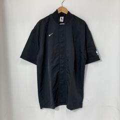 サイズL NIKE×FEAROFGOD NBA ナイロンジャケット 半袖 黒 - メルカリ