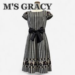 M'S GRACY レディース ワンピース 38 M 花柄 グレンチェック - メルカリ