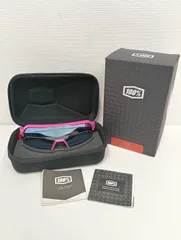 【中古品】 100%ワンハンドレッド スポーツサングラス S3 ファッション小物 眼鏡メガネ 箱付き 現状品