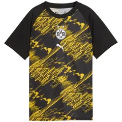 プーマ PUMA  BVB PM SSシャツ Jr  ジュニア サッカー レプリカウェア  26SS(784585-01)、(01)Black