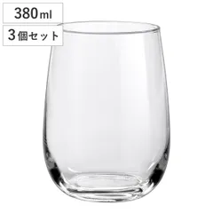 Borgonovo ボルゴノヴォ グラス デュカール 380cc （ 380ml ３個セット ガラス ワイングラス カップ コップ 食器 シンプル おしゃれ )