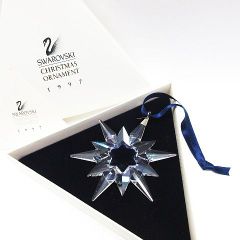 スワロフスキー 2000年限定スノーフレーク クリスマスオーナメント 雪