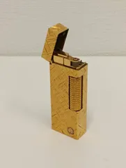 【中古品】 dunhillダンヒル ローラー式 ガスライター ゴールド 喫煙グッズ 喫煙具 ライター 現状品のサムネイル