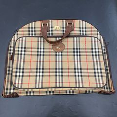 Burberrys】ノバチェック☆ガーメントバッグ☆ヴィンテージ☆ゴールド
