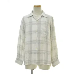 【ARROW】50s〜60s シャドーチェック レーヨン オープンカラー長袖シャツ