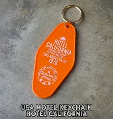 【USA】復刻 ビンテージ ホテル モーテル キーホルダー レトロ モーテル 雑貨 アメリカ 西海岸 かっこいい おしゃれ 雑貨 アメリカン雑貨 アメリカン カリフォルニア  : USMO-001OR