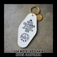 【USA】復刻 ビンテージ ホテル モーテル キーホルダー レトロ モーテル 雑貨 アメリカ 西海岸 かっこいい おしゃれ 雑貨 アメリカン雑貨 アメリカン カリフォルニア  : USMO-001WH