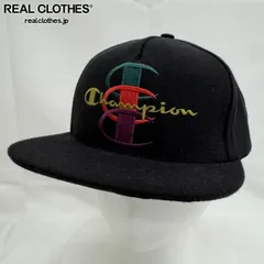 Supreme×Champion/シュプリーム×チャンピオン【17AW】5-Panel Cap/アーチ ロゴ 5パネル キャップ/帽子/ブラック