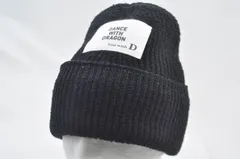 中古 ダンスウィズドラゴン DANCE WITH DRAGON ニット帽 フリー ブラック 黒