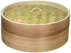【在庫セール】和の里 天然竹 天然木 小籠包 H-5716 しゅうまい 野菜 蒸し 蒸し器 27cm せいろ 中華 パール金属