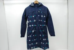 中古 レディース カッパゴルフ KAPPA GOLF レインワンピース S 紺 ネイビー 2WAY 収納袋付き