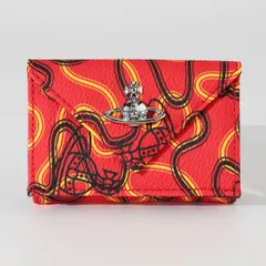 新品 ヴィヴィアン ウエストウッド Vivienne Westwood 3つ折り財布 ポピーレッド