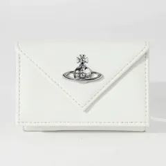 新品 ヴィヴィアン ウエストウッド Vivienne Westwood 3つ折り財布 オフホワイト