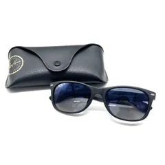 ★Ray Ban レイバン RB2132-F ブラック ブルーカラーレンズ  メンズ 中古★007522