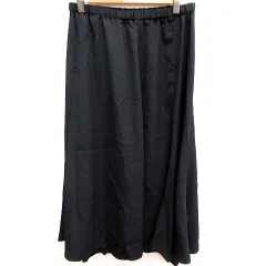 ミラオーウェン Mila Owen スカート フレア ロング 1 黒 ブラック /RT