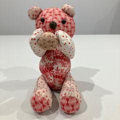 美品】ローラアシュレイ テディベア ぬいぐるみ 花柄 LAURA ASHLEY