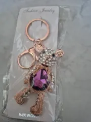 クマ ドール キーホルダー キーリング キュービック