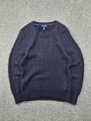 ポロラルフローレン ケーブルニット セーター (L) / 11764