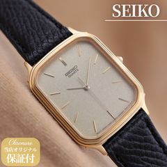 Vintage】SEIKO セイコー タンク レクタンギュラー ゴールド文字盤