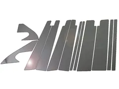 新品 BRIGHTZ プロボックス 50系 超鏡面ブラックメッキピラーパネルカバー 12PC バイザー有り用 【 PIL-BLA-325 】 5021