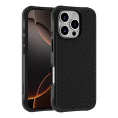 新品 【Belemay】iPhone 16 Pro対応 magsafe対応 iPhone 16 Pro ケース  軽量・耐衝撃・ミリタリーグレード保護、600Dアラミド繊維＆TPUバンパー・エアクッション設計、ブラック