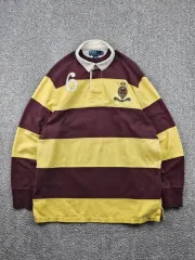 ポロラルフローレン ストライプ ラグビー Tシャツ ( XL ) / 11765