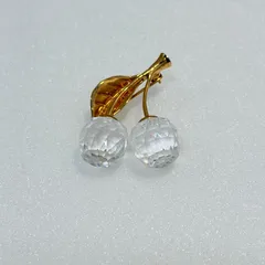 Swarovski スワロフスキー  チェリー（さくらんぼ）ブローチ