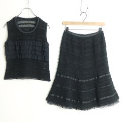 美品】ピンクハウス☆フェミニン♪ノースリーブブラウス ピコフリル