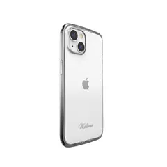 新品 motomo iPhone 14 / iPhone 13 ケース INO LINE INFINITY CLEAR CASE [ クリア ソフトケース 密着痕防止 TPUとポリカーボネートのハイブリッド 耐衝撃 バンパー風 ワイヤレス充電 ] アップル ア