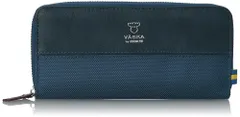 長財布 レディース ブルー モズ VASKA by moz ヴェスカ ラウンドファスナー ナイロン 合皮 PUレザー 小銭入れ VS-0121のサムネイル