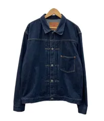 フラットヘッド THE FLAT HEAD OJ-SD001 デニムジャケット Gジャン 1st TYPE ファースト 12oz ライトオンス 大戦 40sモデル 針シンチ 月桂樹 紺 サイズ44 ジャケット 無地 ネイビー 104MT-2999のサムネイル