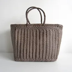 【美品】DRAGON【レザー メッシュ ハンド バッグ】  編み込み ドラゴン 26040097のサムネイル